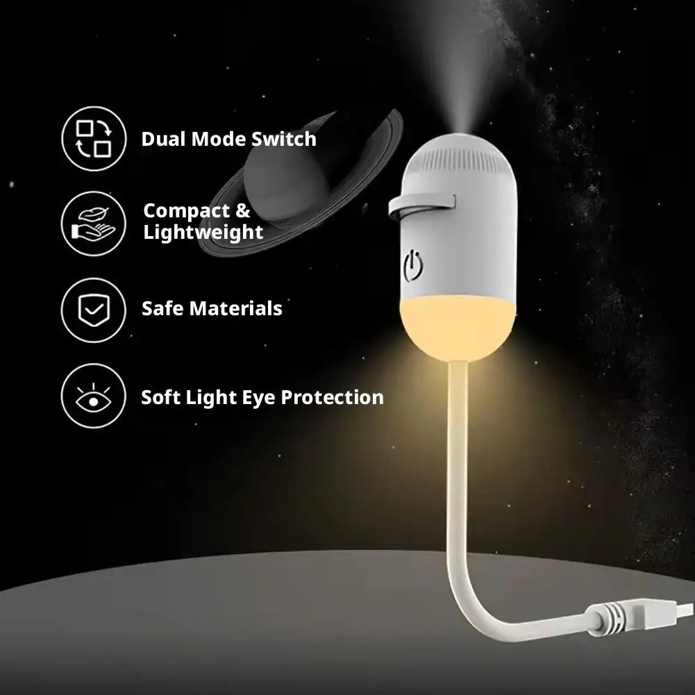 Projektor USB Galaxy 2w1 – Twoje Prywatne Niebo w Każdym Miejscu (3 WARIANTY!)