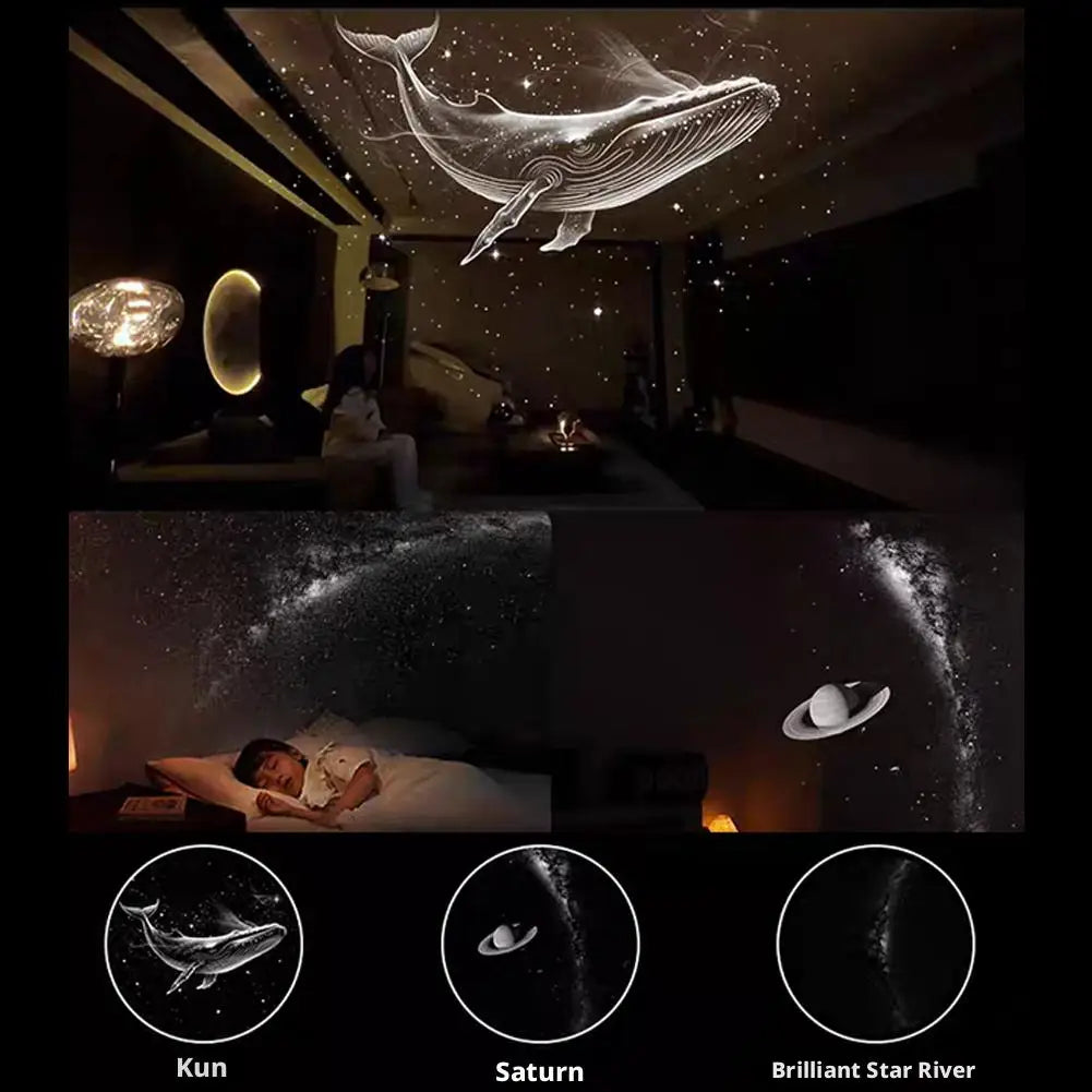 Projektor USB Galaxy 2w1 – Twoje Prywatne Niebo w Każdym Miejscu (3 WARIANTY!)